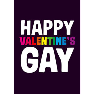 Happy Valentine's Gay Card