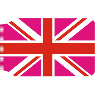 Pink Union Jack Travel Wallet