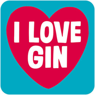I Love Gin Coaster