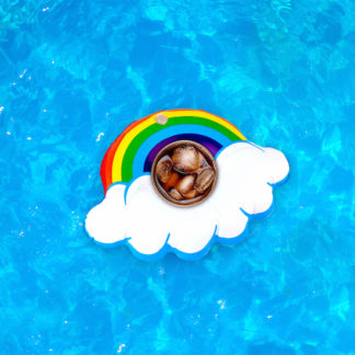 Rainbow Drink Floats