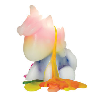 Secret Melting Rainbow Unicorn Candle