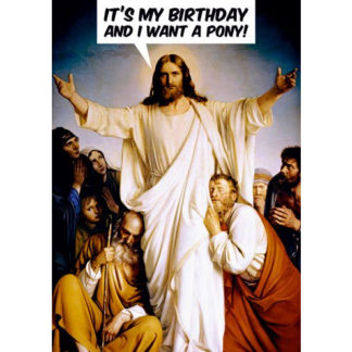 It's My Birthday And I Want A Pony Card