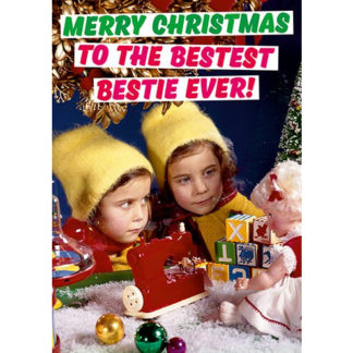 Merry Christmas To The Bestest Bestie Ever Card