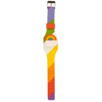 Diagonal Rainbow Stripe Watch
