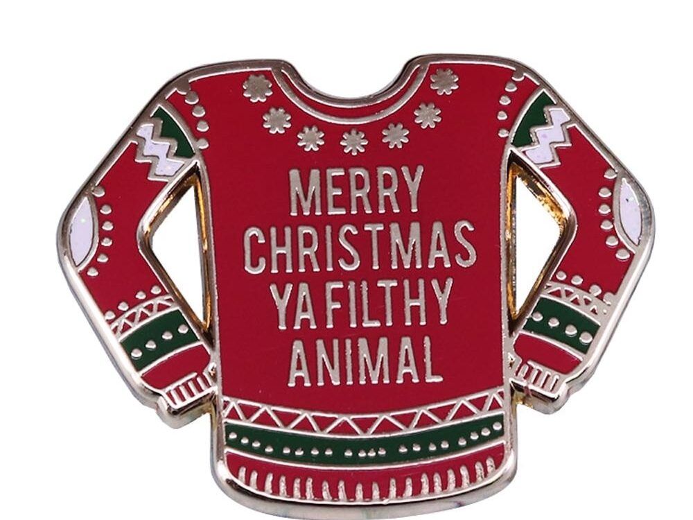 Home Alone Christmas Jumper Pin Badge
