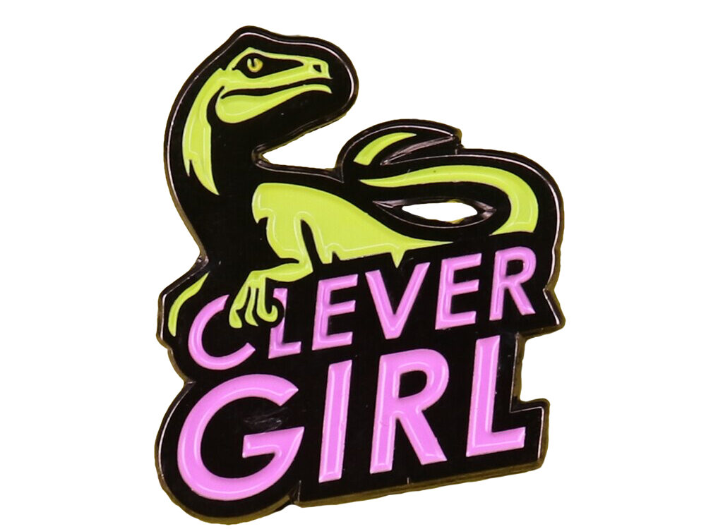 Jurassic Park Clever Girl Pin Badge