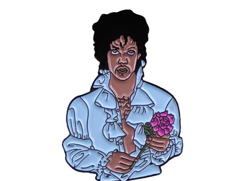 Prince Face Pin Badge