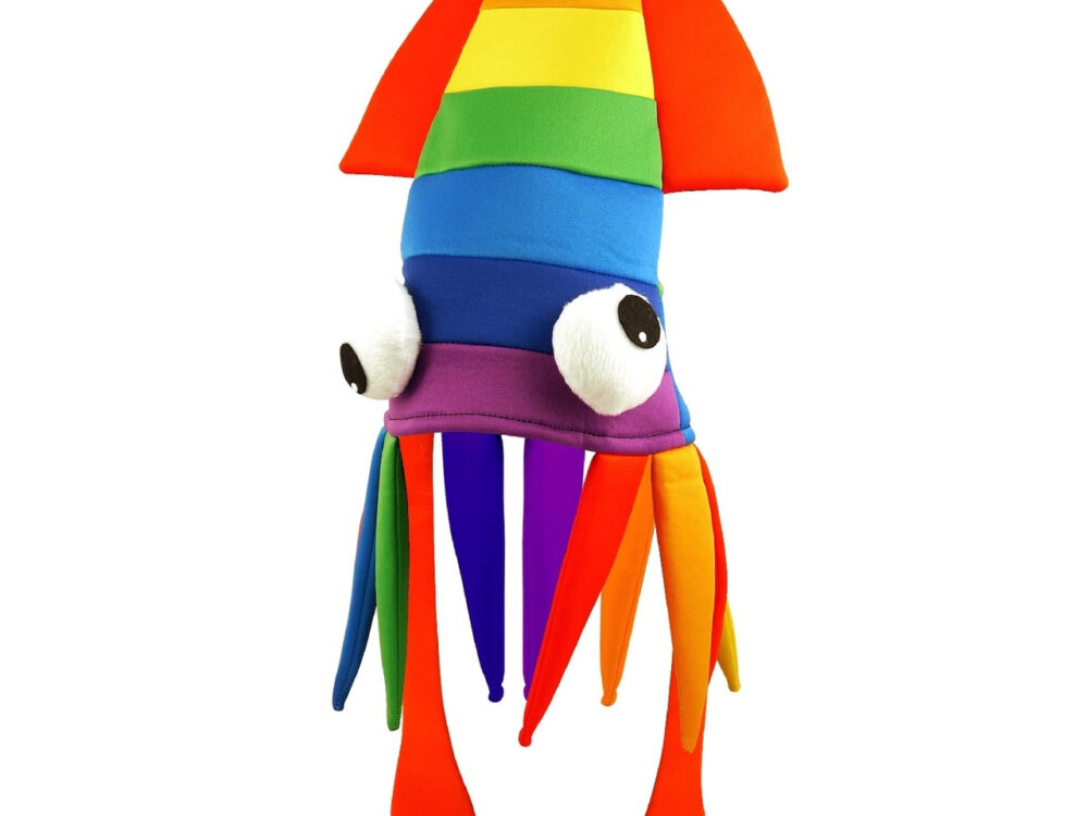 Rainbow LGBT Squid Hat