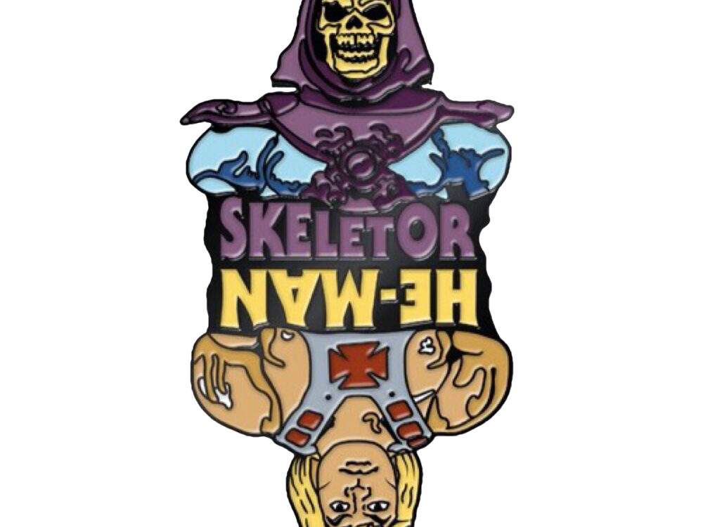 He-Man and Skeletor Pin Badge