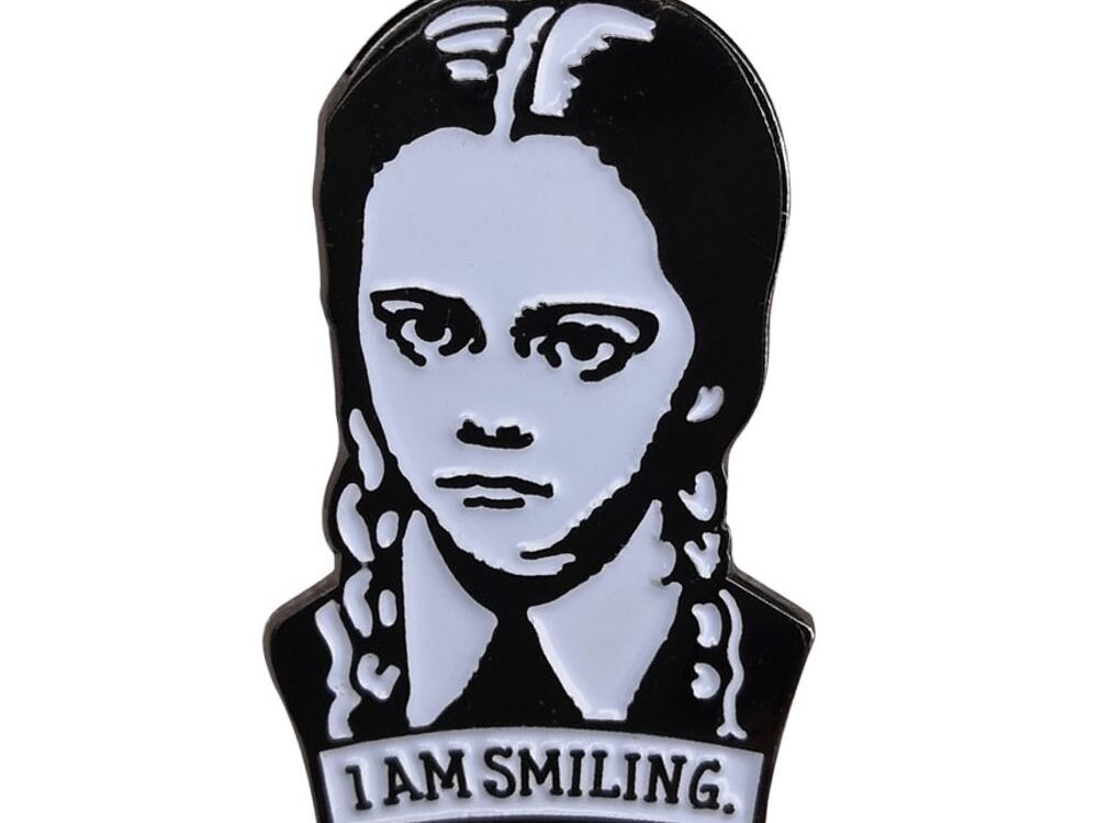 Addams Family Wednesday Pin Badge