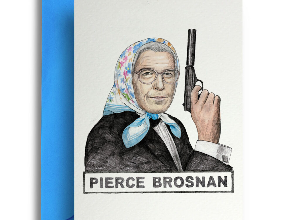 Pierce Brosnan Card