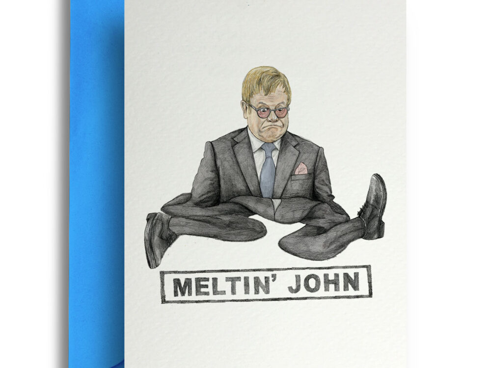 Meltin' John Card