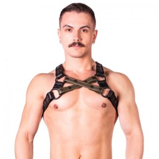 Prowler RED Cross Harness Black/Green