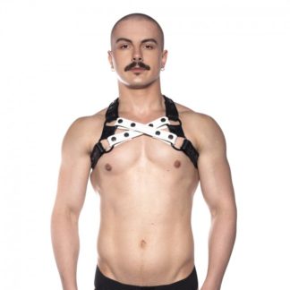 Prowler RED Cross Harness Black/White