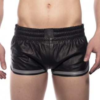 Prowler RED Leather Sports Shorts Black/Grey