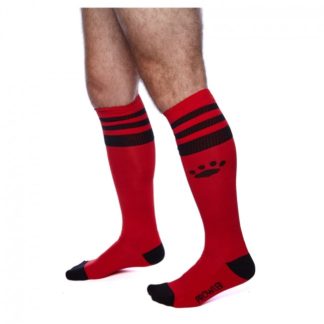 Prowler RED Football Sock Red/Black OS