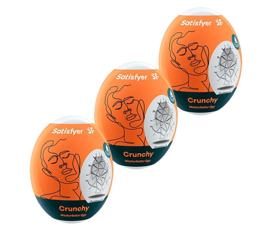 Satisfyer Masturbator Egg 3er Set Crunchy