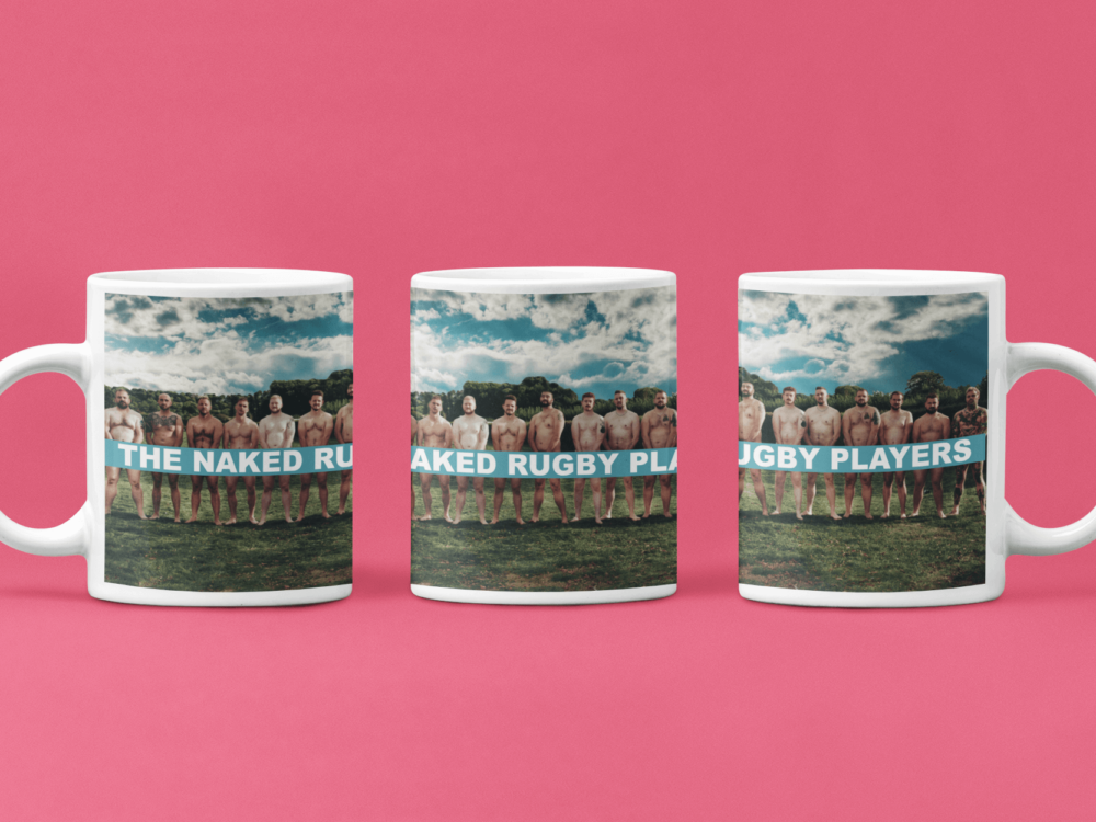 The Naked Rugby Players 2023 Cover Mug
