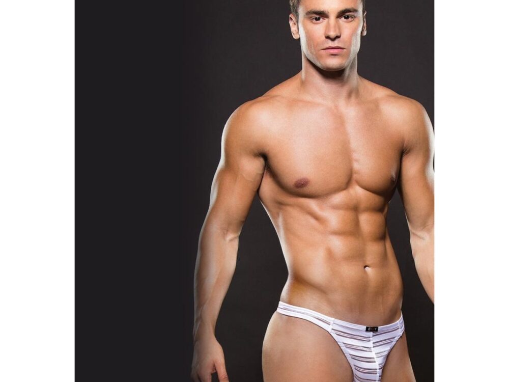 MICROFIBER THONG WHITE-XXL