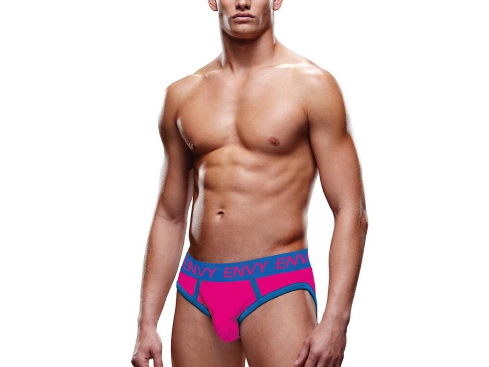 SOLID ENVY JOCK - PINK/BLUE - M/L