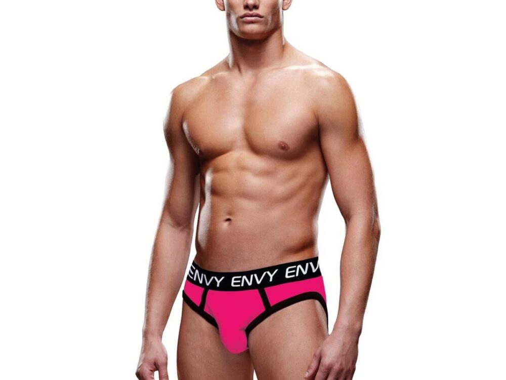 SOLID ENVY JOCK - PINK/BLACK - M/L