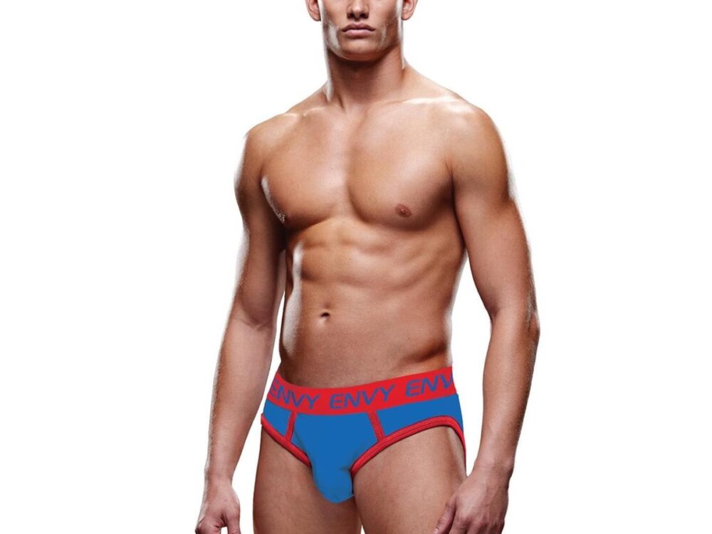 SOLID ENVY JOCK - BLUE/RED - M/L