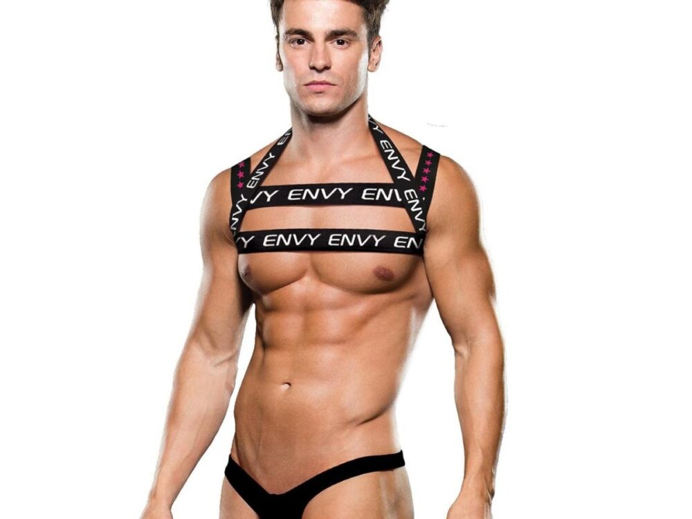 ENVY LOGO HARNESS - BLACK/WHITE - M/L