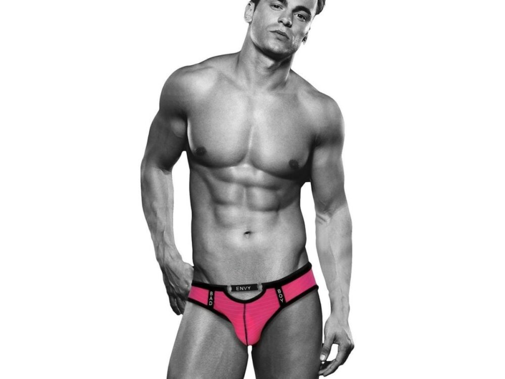 ENVY BAD BOY BRIEF - PINK - M/L