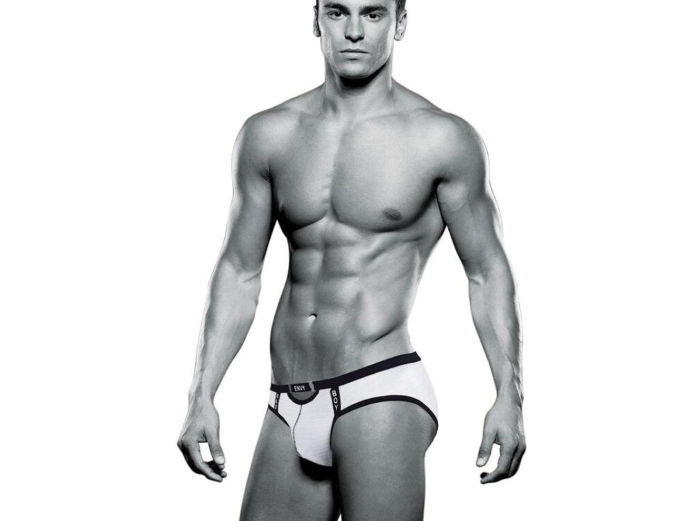 ENVY BAD BOY BRIEF - WHITE - S/M