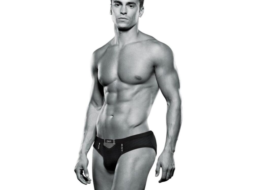 ENVY BAD BOY BRIEF - BLACK - S/M
