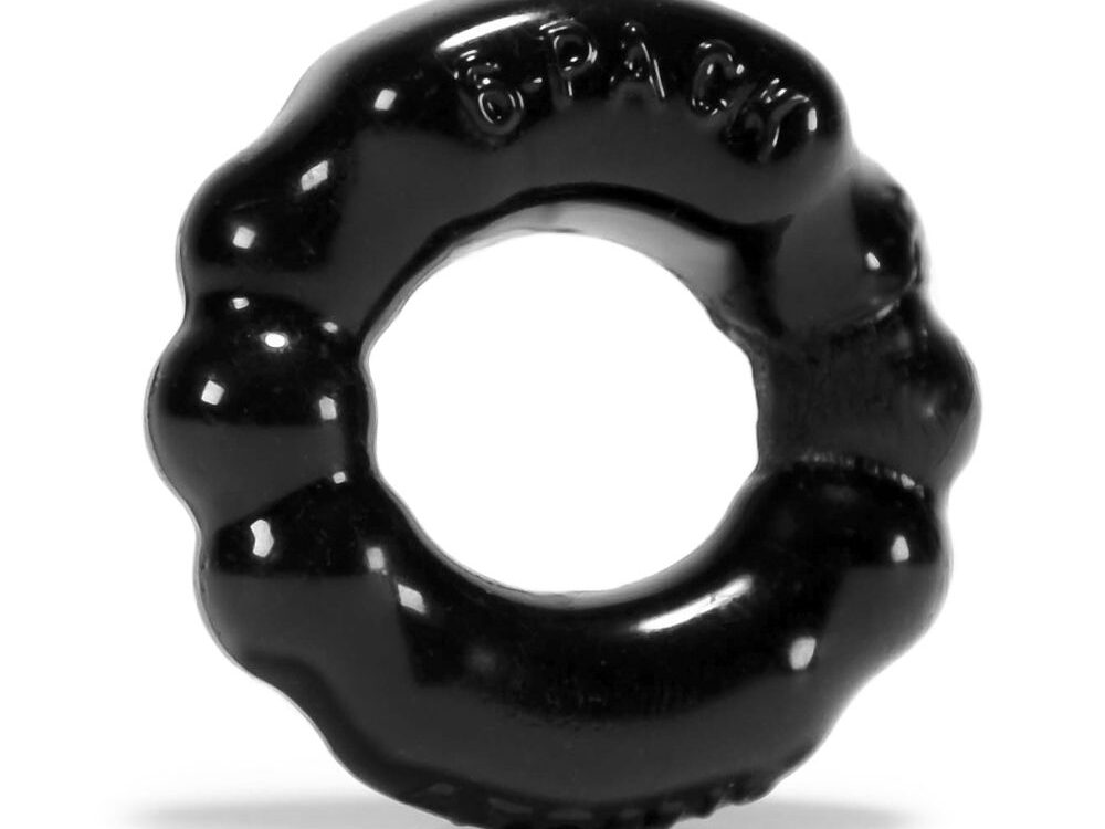 Oxballs 6 Pack Cock Ring Black