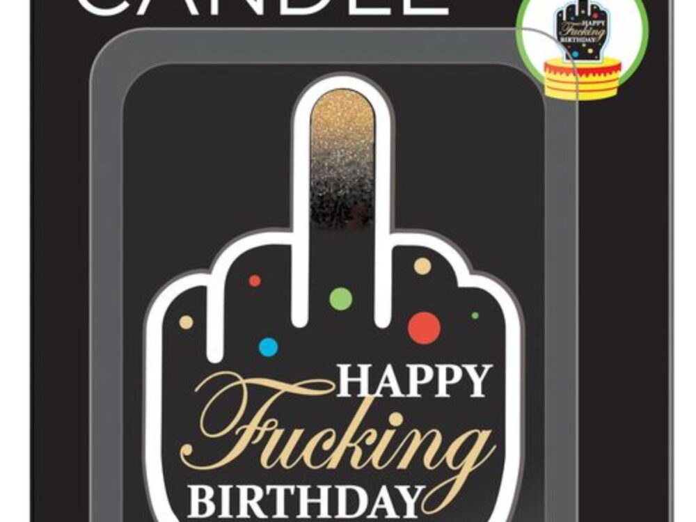 Little Genie Happy F'ing Birthday Finger Candle