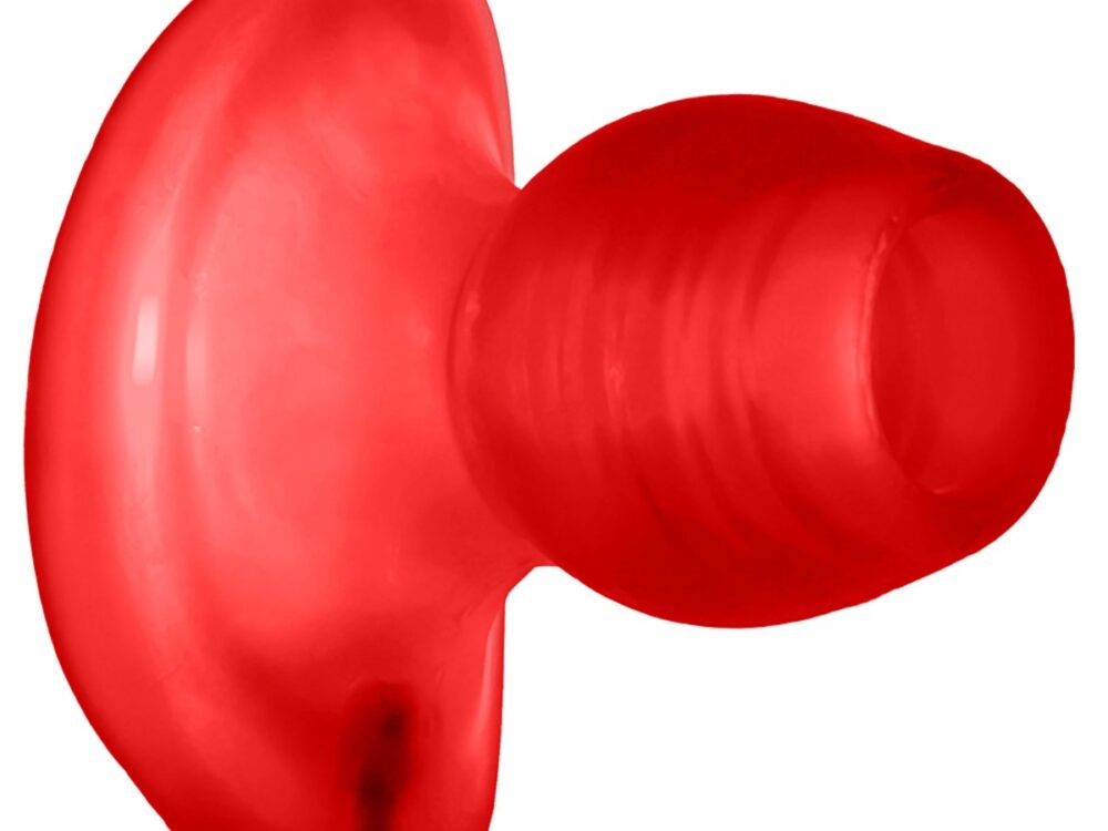 Oxballs Glowhole 2 Hollow Buttplug With LED Insert Red Morph Large