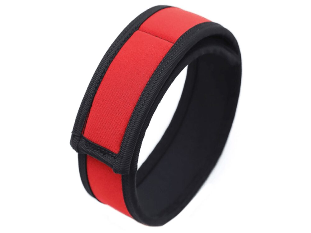 Ouch Neoprene  Puppy Play Bracelets Red