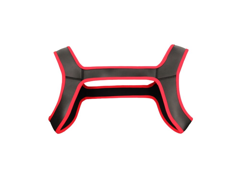 Ouch Neoprene Puppy Play Harness LXL Red