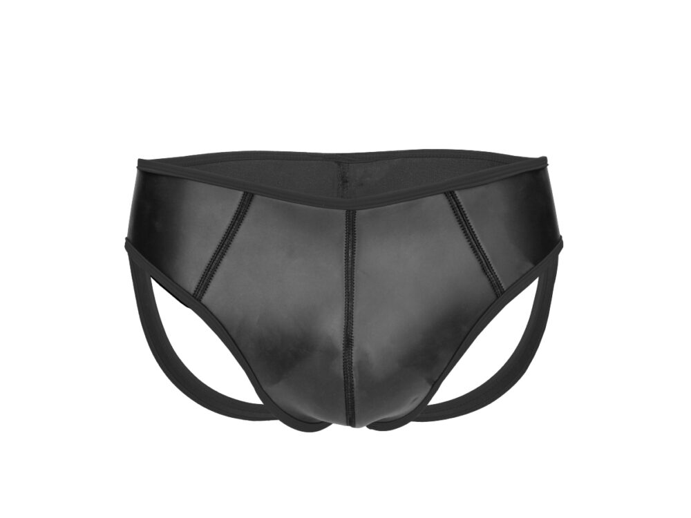 Ouch Neoprene Open Back Jockstrap LXL Black