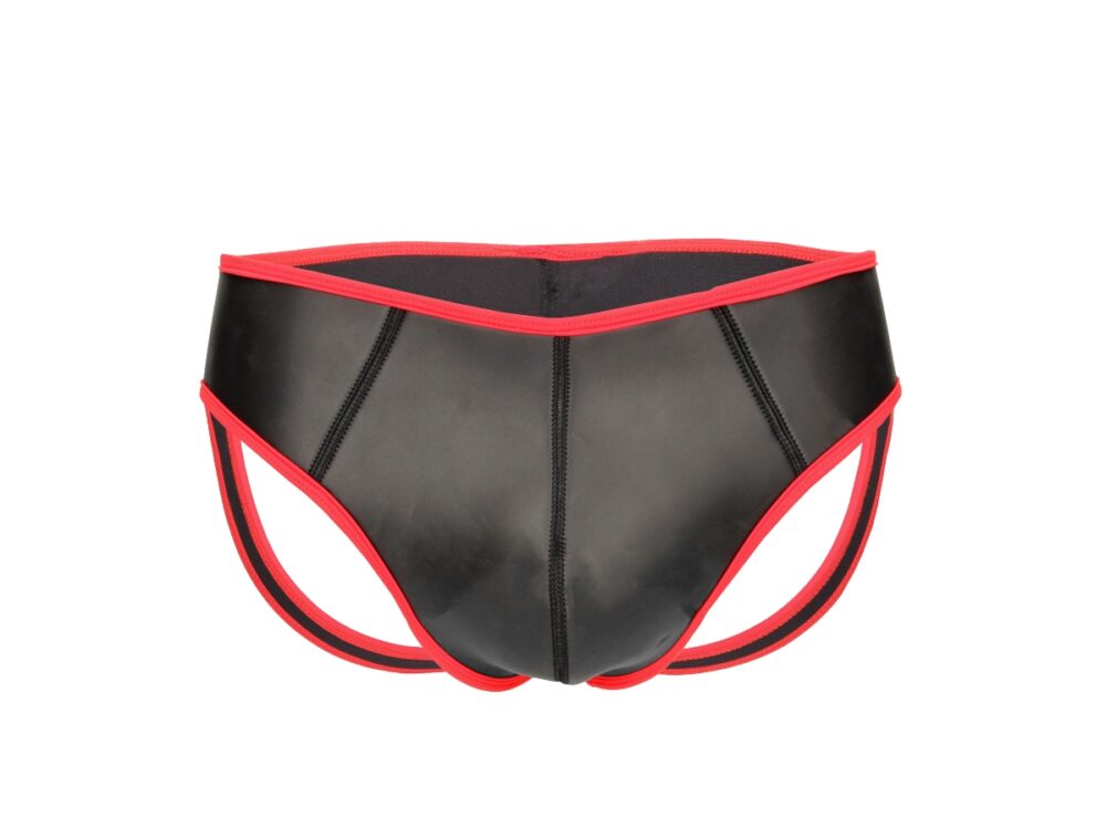 Ouch Neoprene Open Back Jockstrap LXL Red