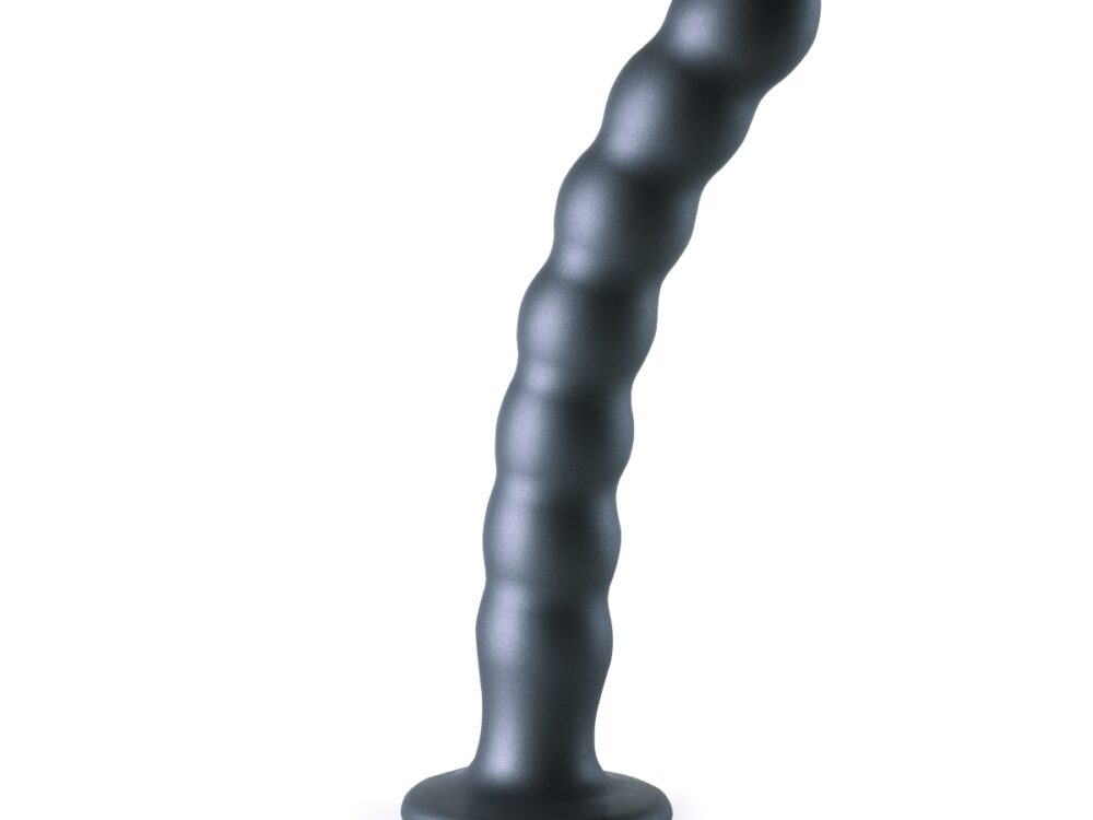Beaded Silicone G-Spot Dildo - 8'' / 20 5 cm 1""