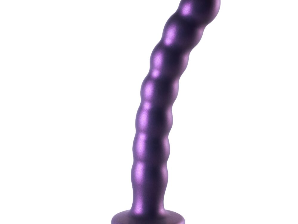 Beaded Silicone G-Spot Dildo - 8'' / 20 5 cm 3""
