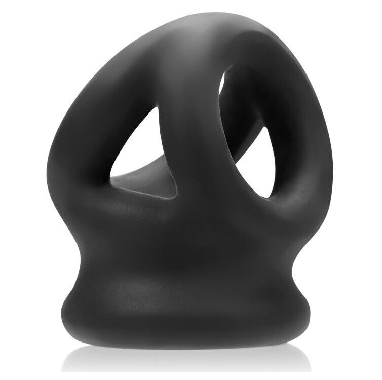 Oxballs Tri-Squeeze Cocksling Ballstretcher Black