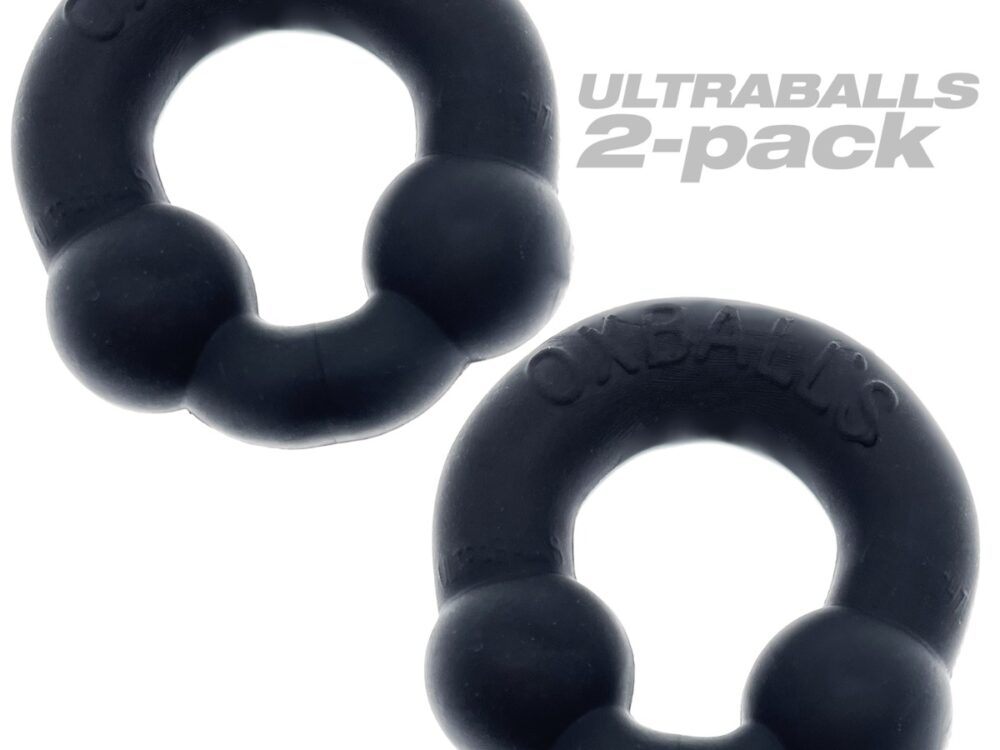 Oxballs Ultraballs 2-Pack Cockring - Plus + Silicone Special Edition Night