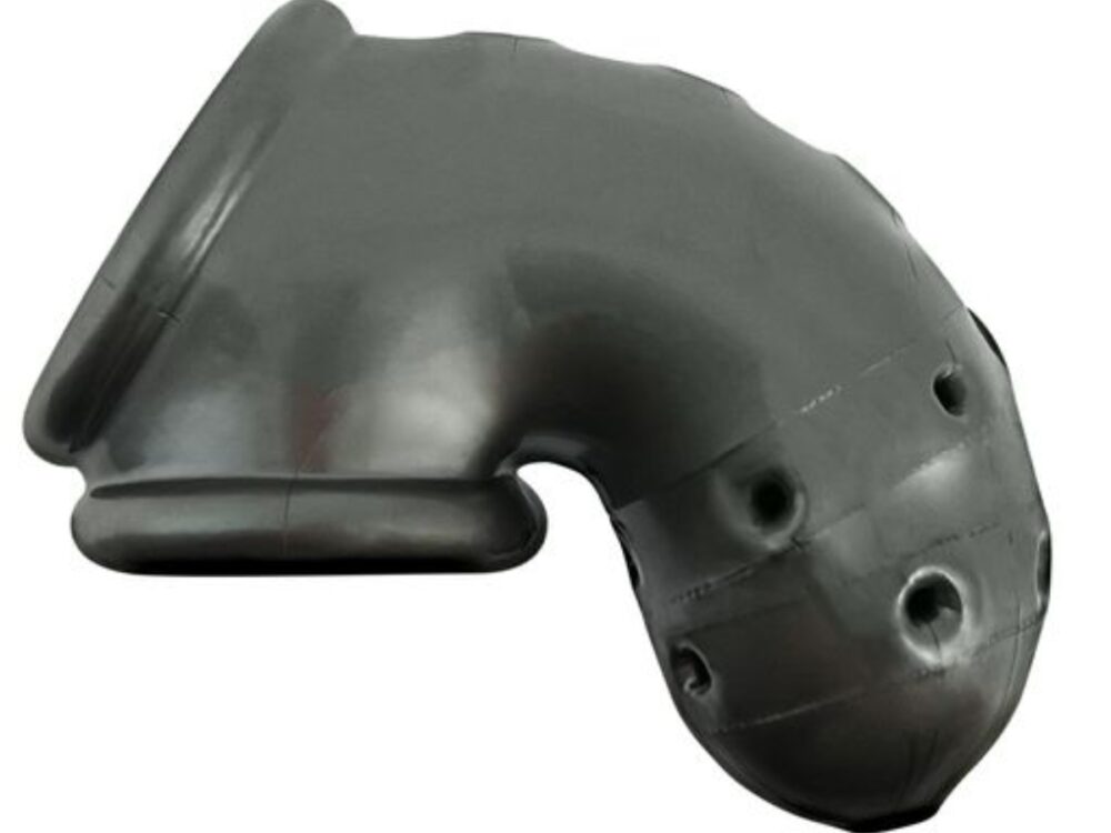 AIRLOCK air-lite vented chastity BLACK ICE