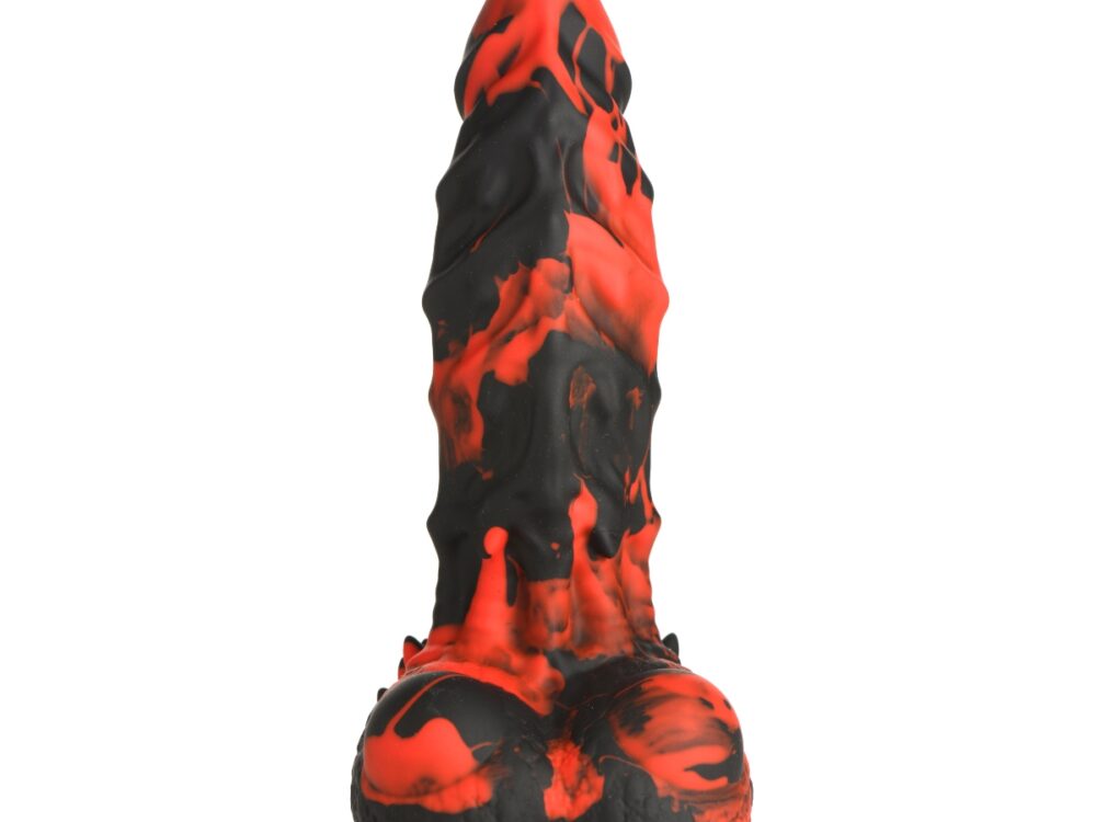 Creature Cocks Fire Demon Monster Silicone Dildo